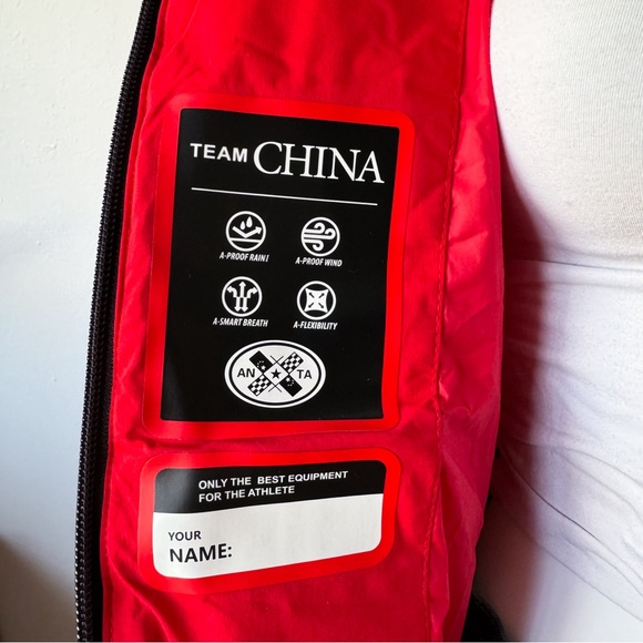 SOLD ✅ China Official Olympic Team Heavy Winter Parka Men’s XL Red - Picture 9 of 15
